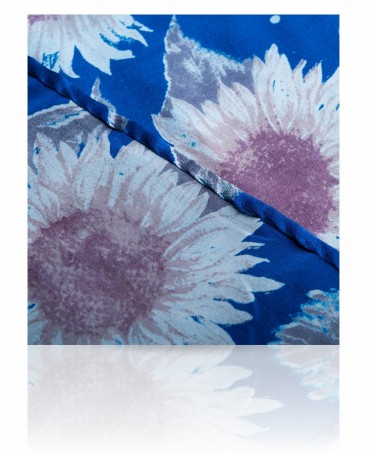 Шейный Платочек Женский SS.KV-SUNFLOW/BLUE